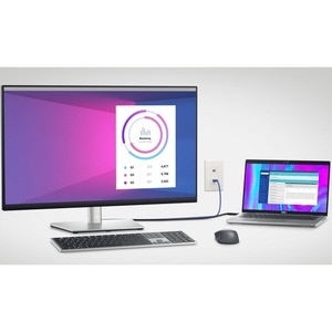 Dell P2423DE 24 Zoll Class LCD-Monitor - 16:9 Format - Schwarz, Silber - 60,5 cm (23,8 Zoll) Viewable - IPS-Schwarz-Techno