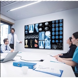 Samsung QM50B, Digital signage flat panel, 127 cm (50"), LCD, 3840 x 2160 pixels, Wi-Fi, 24/7