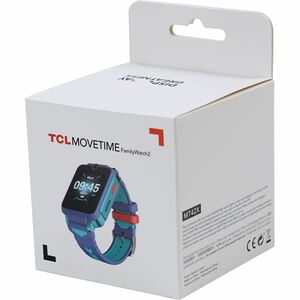 TCL MOVETIME MT42X Smartwatch - Blau Body Color - Blau Band Color - Glas Body Material - Silikon Band Material - Wireless 
