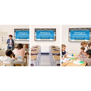 Samsung Flip Pro WM85B 215,9 cm (85 Zoll) 4K UHD LCD Collaboration Display - Cortex A72 1,70 GHz - 3,50 GB DDR4 SDRAM - In