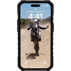 Urban Armor Gear Pathfinder Rugged Case for Apple iPhone 14 Pro Smartphone - Hex - Black - Impact Resistant, Drop Resistan