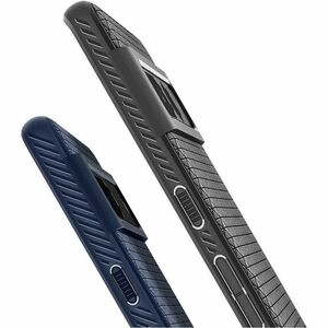 Spigen Liquid Air Case for Google Pixel 7 Smartphone - Geometric Design - Matte Black - 1 - Drop Resistant, Slip Resistant
