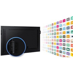 Samsung Flip Pro WM75B 1905 mm 4K UHD LCD Exibição de colaboração - Cortex A72 1,70 GHz - 3,50 GB DDR4 SDRAM - Infravermel