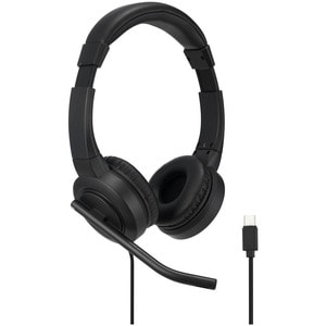 Kensington H1000 Wired On-ear, Over-the-head Stereo Headset - Black - Binaural - Ear-cup - 32 Ohm - 20 Hz to 20 kHz - 182.