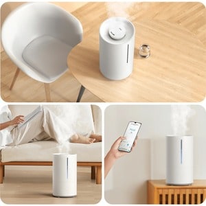 Xiaomi Smart Humidifier 2 MJJSQ05DY Humidifier - White - Dual Mist, Ultraviolet - 4.50 L Tank - 28 W