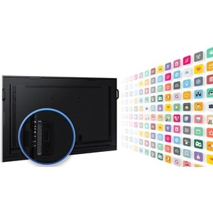 Samsung Flip Pro WM75B 190,5 cm (75") 4K UHD LCD Collaboration Display - Cortex A72 1,70 GHz - 3,50 GB DDR4 SDRAM - Infrar