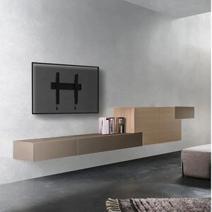 Montaggio a muro Neomounts Select per TV, Flat Panel Display - Nero - Regolabile in altezza - 1 Schermo/i supportato/i - 8