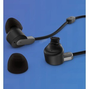 Lenovo Go Wired Earbud Stereo Earset - Thunder Black - Binaural - In-ear - 32 Ohm - 50 Hz to 10 kHz - 120 cm Cable - Noise