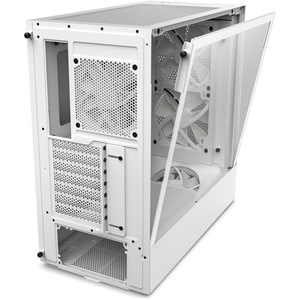 NZXT H5 Flow Computer Case - ATX Motherboard Supported - Mid-tower - Galvanized Cold Rolled Steel (SGCC), Tempered Glass -