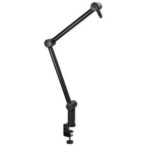 Bras support d'écran CHERRY pour Microphone - Noir - Réglable en hauteur - 1,50 kg Max - Aluminium