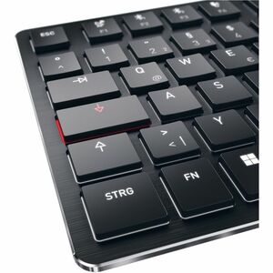 CHERRY KW X ULP Keyboard - Wired/Wireless Connectivity - USB Type A Interface - RGB LED - English (US) - Black - Mechanica