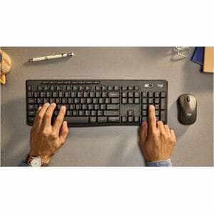 Logitech MK370 Rugged Keyboard & Mouse - Swedish, Norwegian, Finnish - USB Type A Plunger Wireless Bluetooth Keyboard - 11