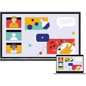 ViewSonic ViewBoard IFP7550-5F 4K UHD LCD Écran de collaboration - Cortex A73 + A53 - 8 Go - Ultra Fine Touch (UFT) - Écra