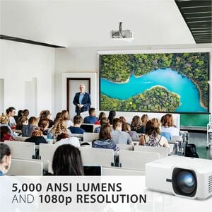 ViewSonic LS740HD DLP Projector - 16:9 - Wall Mountable, Ceiling Mountable, Floor Mountable - White - 1920 x 1080 - Front,