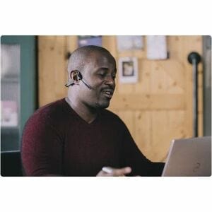 Shokz OpenComm2 UC Wireless Over-the-ear, Behind-the-neck Stereo Earset - Black - Binaural - Open - 2987 cm - Bluetooth - 