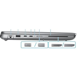 Dell Latitude 5000 5440 14" Thin Client Notebook - Full HD - Intel Core i5 13th Gen i5-1345U - vPro Technology - 8 GB - 25