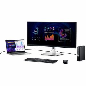 Dell P3424WE 34" Class UW-QHD Ecrã curvo Monitor LED - 21:9 - Preto, Prata - 86.6 cm (34.1") Viewable - Tecnologia IPS (In