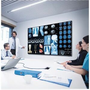Monitor Señalizacion Digital Samsung ,QMC 55", UHD (3840 x 2160) 500 Nits ,(24/7) /Landscape / Portrait /DP 1.2 (1), HDMI 