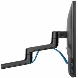 Neomounts Mounting Arm for Monitor - Black - Height Adjustable - 2 Display(s) Supported - 43.2 cm to 68.6 cm (27") Screen 