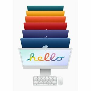 Apple iMac MQRU3B/A All-in-One Computer - Apple M3 Octa-core (8 Core) - 8 GB RAM - 512 GB SSD - 61 cm (24") 4.5K 4480 x 25