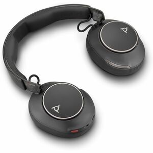 Poly Voyager Surround 80 UC Kabel/Kabellos Über das Ohr, Kopfbügel, Auf den Ohren Stereo Headset - Schwarz - Microsoft-Tea