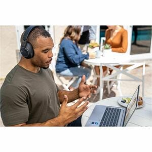 Poly Voyager Surround 80 UC Kabel/Kabellos Über das Ohr, Kopfbügel, Auf den Ohren Stereo Headset - Schwarz - Microsoft-Tea