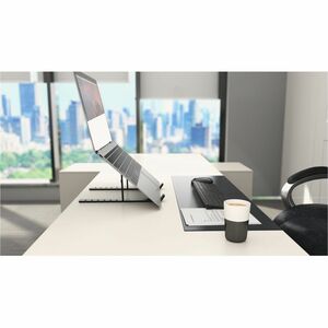 Kensington Collapsible Aluminum Laptop Riser - Up to 40.6 cm (16") Screen Support - 5 kg Load Capacity - 14.8 cm Height - 