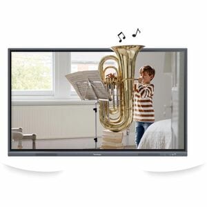 ViewSonic ViewBoard IFP7533-N 1.91 m (75") 4K UHD LCD Collaboration Display - ARM Cortex A55 - 4 GB DDR4 SDRAM - Ultra Fin