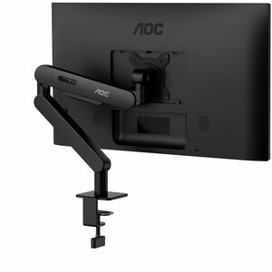 Bras support d'écran AOC pour Moniteur - Noir - Paysage/Portrait - Réglable en hauteur - 43,2 cm à 86,4 cm (34") - 9 kg Ma