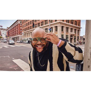 Fitbit Inspire 3 FB424 Smart Band - Black, Lilac Bliss Body Color - Heart Rate Monitor, Pulse Oximeter Sensor, Temperature