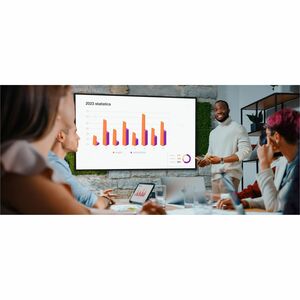 Optoma N3981K Collaboration Display - LCD - ARM Cortex A55 - 4 GB - 3840 x 2160 - Direct LED - 500 cd/m² - 1,200:1, 3,000: