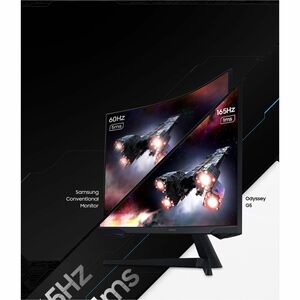 Samsung Odyssey G5 S32CG552EN 32" Class WQHD Curved Screen Gaming LED Monitor - 16:9 - Black - 32" Viewable - Vertical Ali
