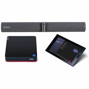 Sistema per Videoconferenza Lenovo ThinkSmart Core 12QJ0004IX - Nero - Per Video Conferenza, Sala riunioni - 1 x Rete (RJ-