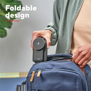 Trust Viro Induktionsladegerät - Schwarz - für Smartphone, iPhone, Smartwatch, AirPod, Ohrhörer - Eingangsstecker: USB - N