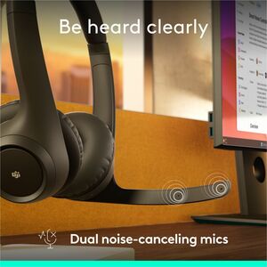Logitech Zone 305 for Business, Wireless Bluetooth Headset With Microphone, Native Bluetooth, for Microsoft Teams, Black -