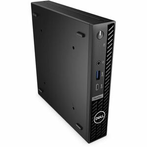 Dell OptiPlex 7000 7020 Desktop Computer - Intel Core i3 14th Gen i3-14100T - 8 GB - 256 GB SSD - Micro PC - Black - Intel