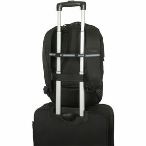 Targus Commuter TBB652GL Carrying Case Rugged (Backpack) for 38.1 cm (15") to 40.6 cm (16") Notebook - Black - Weather Res