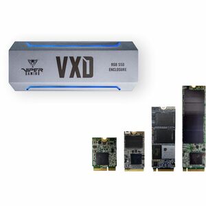 VIPER Drive Enclosure PCI Express NVMe 3.0 x4 - USB 3.2 (Gen 2) Host Interface - Hot Swappable Bays - 1 x SSD Supported - 