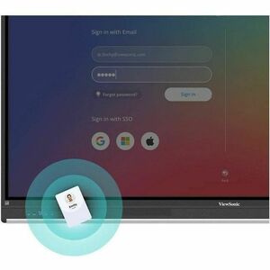 ViewSonic ViewBoard IFP6553 1651 mm 4K UHD LCD Collaboration Display - Infrared (IrDA) - Touchscreen - 3840 x 2160 - 450 c