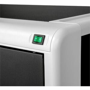 Rocstor Volt C14 Pre Wired Intelligent Charging Station 65W - Steel - 16.10" Width x 30" Depth x 16.20" Height - Silver - 