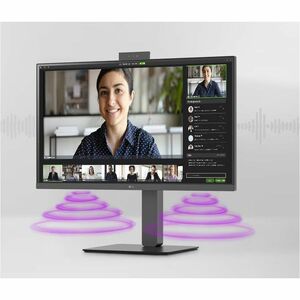 Monitor LED LG 27BA850-B 685,8 mm (27") Classe Webcam Full HD - 16:9 - Nero - 68,6 cm (27") Viewable - Tecnologia In-plane
