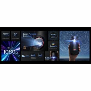 Nebula Capsule 3 D2426 DLP Projector - 16:9 - Portable, Ceiling Mountable, Tabletop - Black - High Dynamic Range (HDR) - F