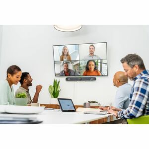 Poly Studio X52 All-In-One Video Bar TAA JITC - For Video Conferencing, Meeting Room, Audio Conferencing - Medium Room Siz