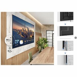 Samsung QM98C 248.9 cm (98") LCD Digital Signage Display - 24 Hours/7 Days Operation - Energy Star - Vertical Alignment (V