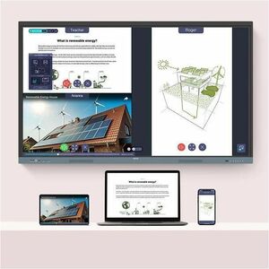 BenQ Board Essential RE6504 4K UHD LCD Collaboration Display - Corteccia A73 + A53 - 8 GB - Infrarosso (IrDA) - Touchscree
