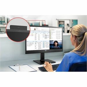 LG 24CR661W-BR All-in-One Thin Client - Intel Pentium N6005 Quad-core (4 Core) 2 GHz - Matte Black - Intel Chip - 16 GB RA