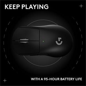 Logitech G PRO X SUPERLIGHT 2 DEX LIGHTSPEED Wireless Gaming Mouse, 60g Pro-Grade Lightweight Mouse With 5 Programmable Bu