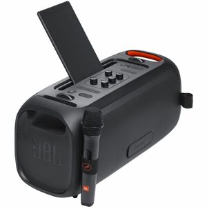 JBL PartyBox On-The-Go Portable Bluetooth Speaker System - 100 W RMS - 50 Hz to 20 kHz - Battery Rechargeable - USB - 1