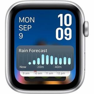 Apple Watch SE Smart Watch - 44 mm Case Height - 38 mm Case Width - Argenté Case Color - Denim Band Color - Aluminium Case