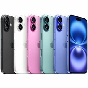 Apple iPhone 16 128 GB Smartphone - 15.5 cm (6.1") OLED 2556 x 1179 - A18Hexa-core (6 Core) - iOS 18 - 5G - Ultramarine - 